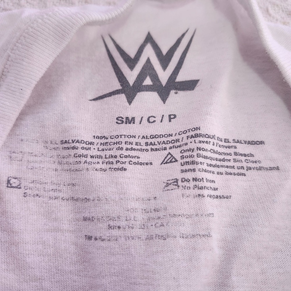 WWE Randy Macho Man Savage T-Shirt Small White WrestleMania V Retro Graphic Tee - Picture 8 of 12